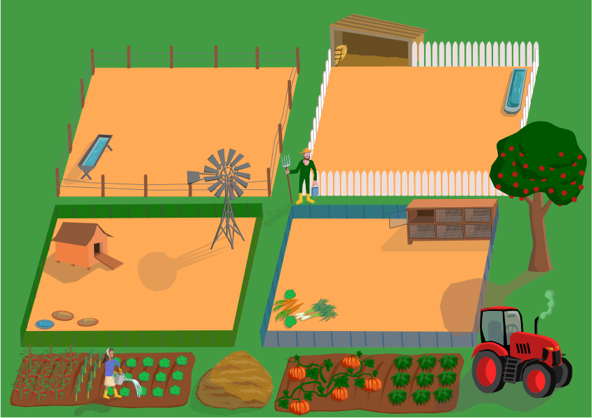 Online browser game Farm